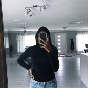 black lace long sleeve